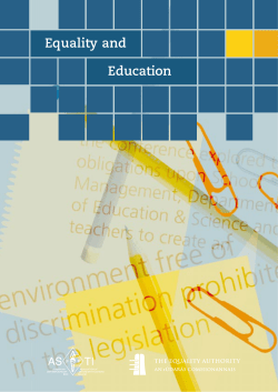 Equality and Education - School Development Planning Initiative
