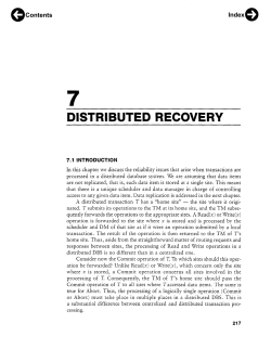distributed recovery