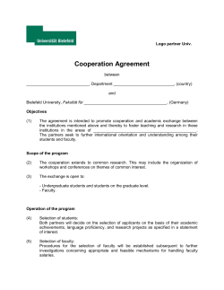 Cooperation Agreement