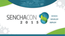 Sencha Day 2015 presentation