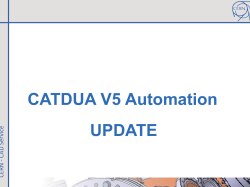 CATDUA V5 Automation UPDATE 1. What is