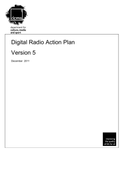 Digital Radio Action Plan vers 5