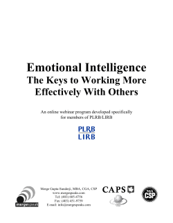 Emotional Intelligence
