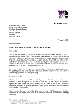 dartford core strategy preferred options