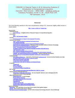 CSE6390 3 - Wiki Index