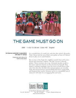 THE GAME MUST GO ON