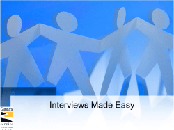 Interviews Made Easy