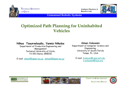 Optimized Path Planning for Uninhabited Vehicles