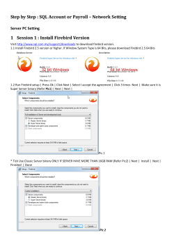 SQL Account or Payroll &ndash; Network Setting