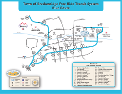 Blue Route - Town of Breckenridge