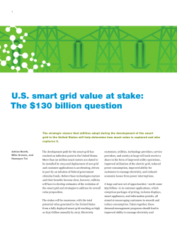 US smart grid value at stake: The $130 billion question