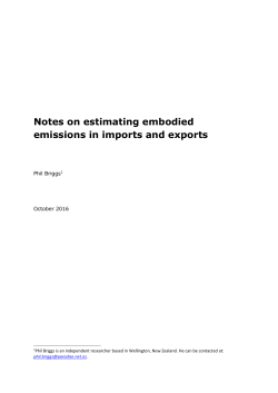 Notes on Estimating Embodied Carbon