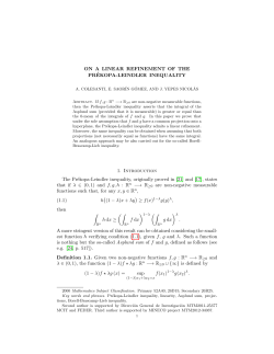 On a linear refinement of the Pr&eacute;kopa