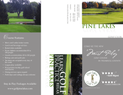 Must Play - Pine Lakes Golf Club
