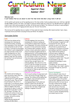 Squirrel Class - Spooner Row Primary School