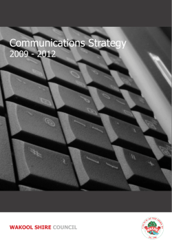 Communications Strategy