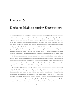 14.123 S15 Microeconomic Theory III, Decision Making under