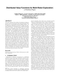 Distributed Value Functions for Multi-Robot Exploration