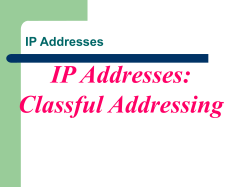 IP Addresses