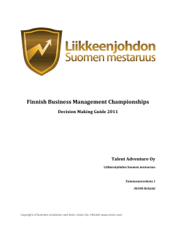 Finnish Business Management Championships