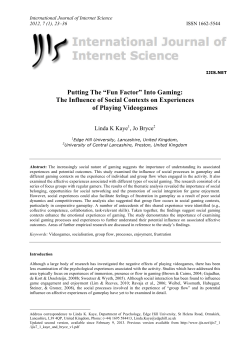 Putting The "Fun Factor" Into Gaming: The