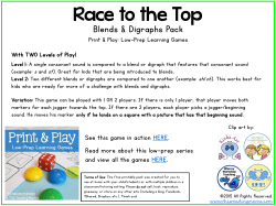 Race to the Top - This Reading Mama