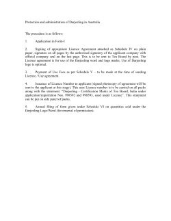 Australia - Tea Board of India