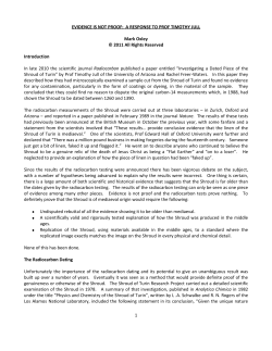 Evidence Is Not Proof: A Response to Prof. Timothy Jull