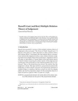 Russell`s Last (and Best) Multiple