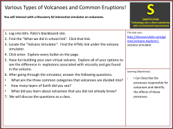 SAMR TASK CARDS LIGHTS CAMERA ERUPTION