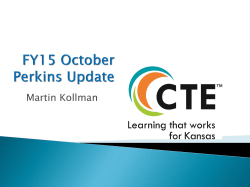 FY14 October Perkins Update