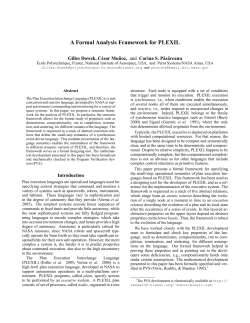 A Formal Analysis Framework for PLEXIL