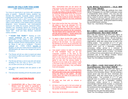 heads or tails coin toss game silent auction rules