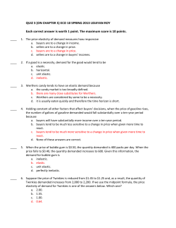 quiz 3 (on chapter 5) eco 11 fall 2005 udayan roy