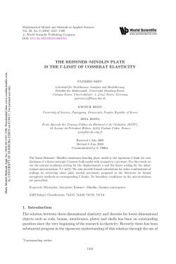 the reissner&ndash;mindlin plate is the &gamma;