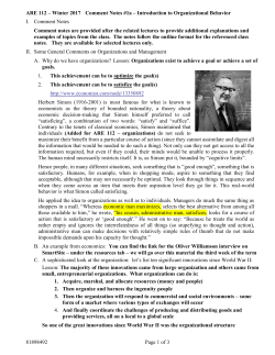 Class Notes - UC Davis Canvas