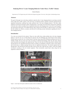 Studying Driver`s Lane Changing Behavior Under Heavy Traffic