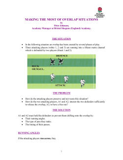 making the most of overlap situations