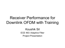 Interference Cancellation in Downlink OFDM Channel