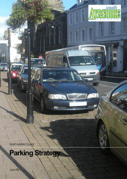 Parking Strategy - South Ayrshire Council