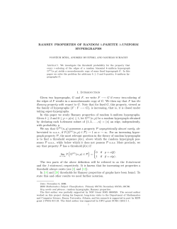 Ramsey properties of random k-partite k
