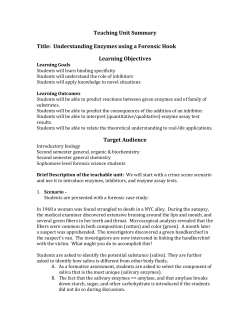 Teaching Unit Summary - Yale Center for Teaching and Learning