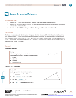 Grade 7 Mathematics Module 6, Topic B, Lesson 5