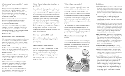 Maternal Serum Screen