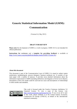 GSIM: Communication - UNECE Statistics Wikis