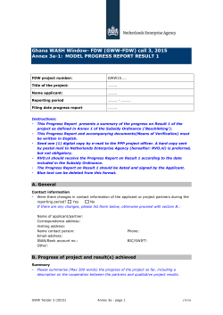 Annex3a_Progress_Report R1_DEF