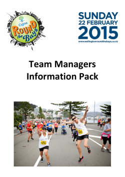 Team Managers Information Pack