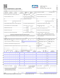 Medical Claim Form PDF