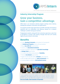 Grow your business. Gain a competitive advantage.
