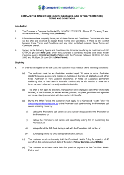 COMPARE THE MARKET $200 HEALTH INSURANCE JUNE OFFER